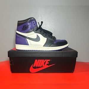 Size 10.5 - Air Jordan 1 Retro OG High Court Purple
